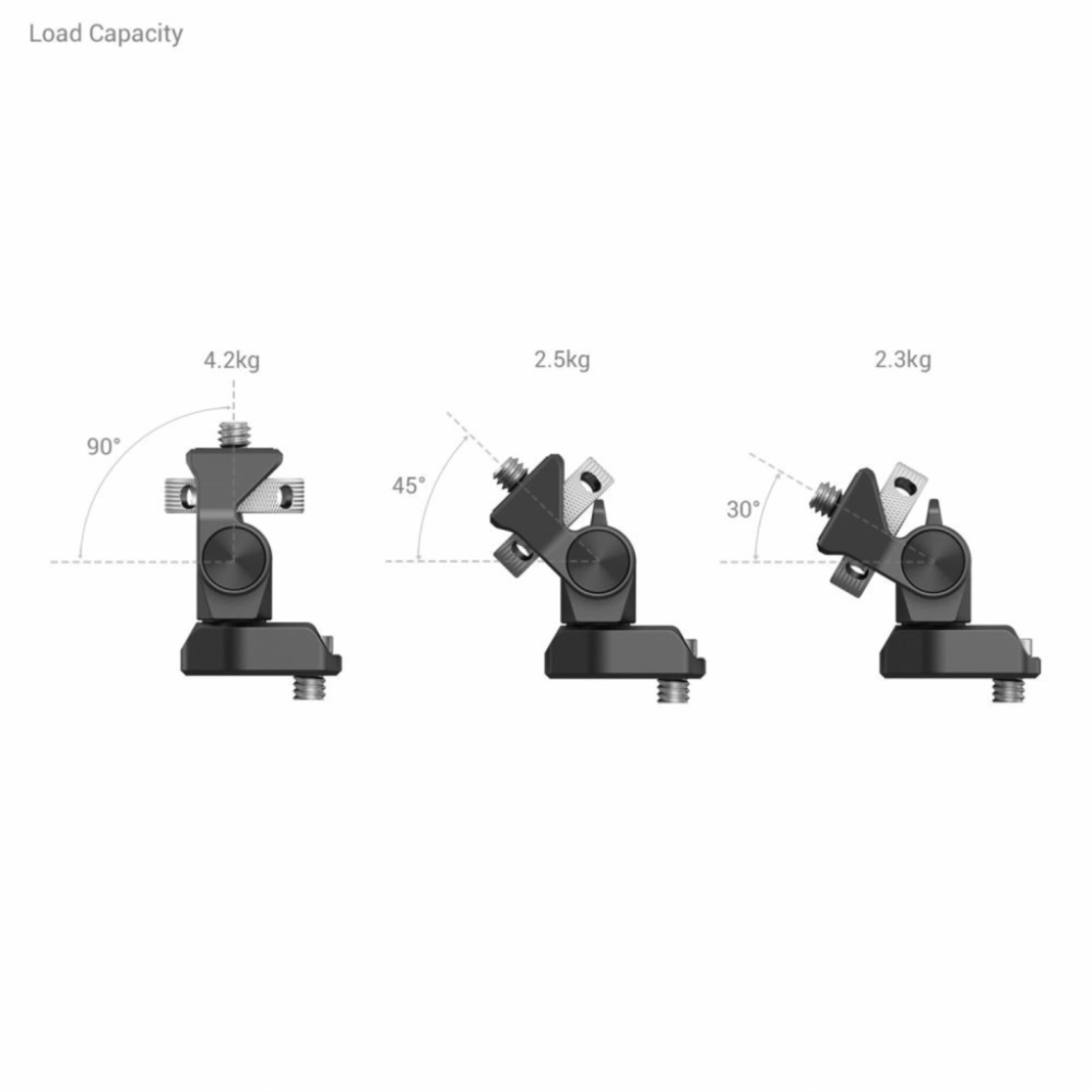 Smallrig Mocowanie monitora Swivel / Tilt Adjustable Monitor Mount Screw-Mount [2904B]