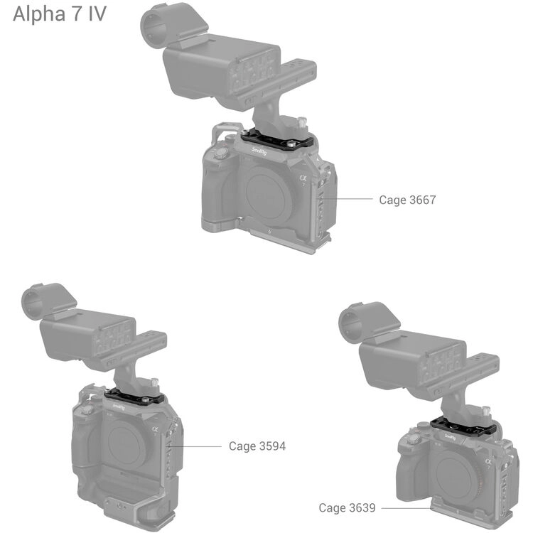 Smallrig Płytka adaptera do uchwytu XLR Sony FX3 [MD4019]
