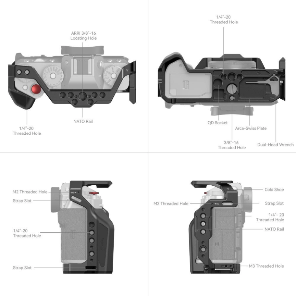 Smallrig Klatka operatorska do Fujifilm X-T5