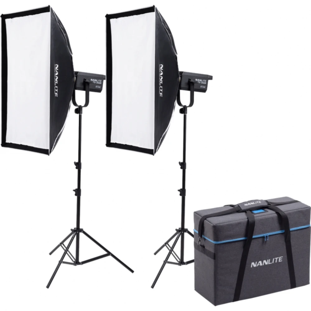 Lampa LED NANLITE FS-300B Bicolor 2700-6500K Light 2KIT 