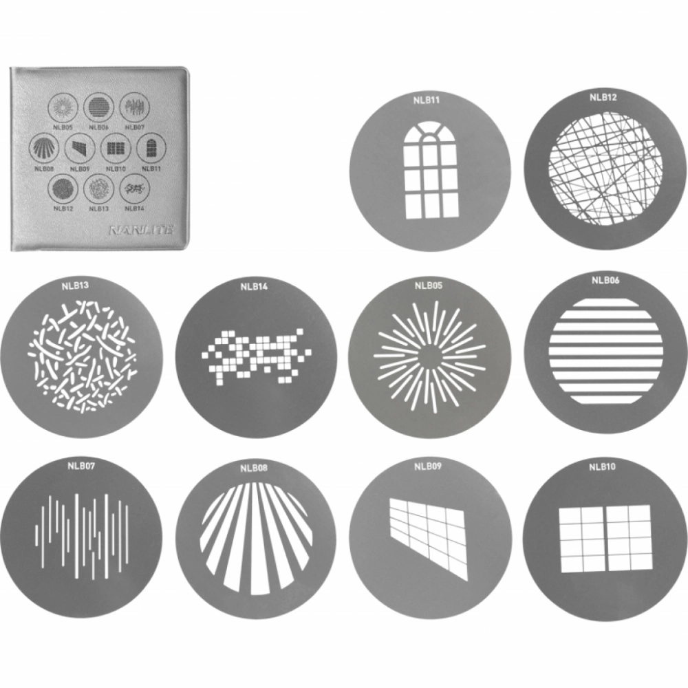 NANLITE GOBO Set 1 do Projectora PJ-BM