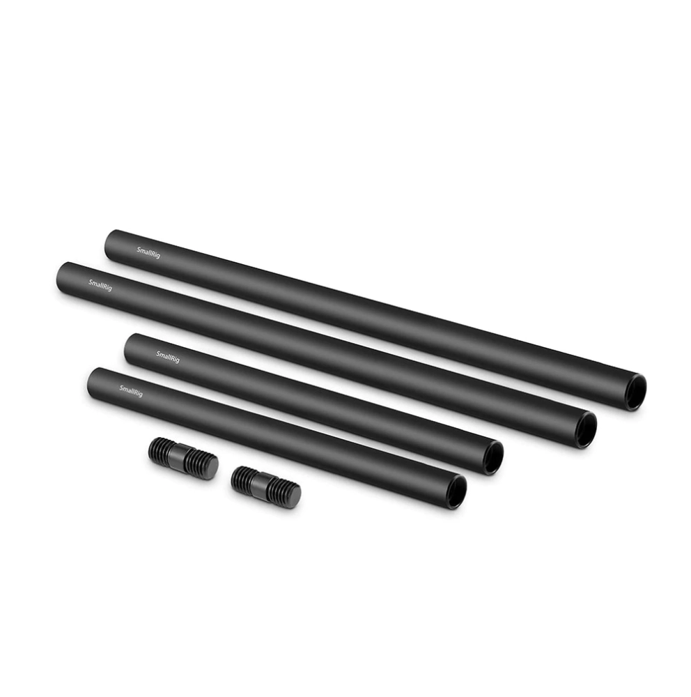 Smallrig rurki aluminiowe 2x20cm / 2x30cm / 2x łącznik [900] Black Rods Zestaw