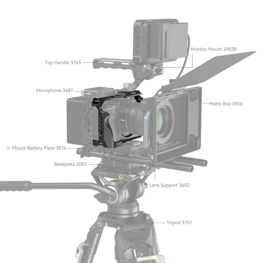 Smallrig Klatka operatorska do Nikon Z5/Z6/Z7/Z6II/Z7 II Cage [2926B]