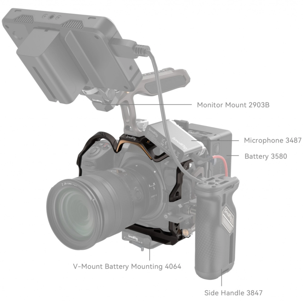 Smallrig Klatka operatorska do Nikon Z8  cala Night Eagle cala  Cage [4316]
