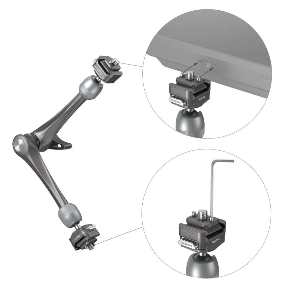 Smallrig Ramię przegubowe HawkLock H21 Quick Release Rosette Magic Arm 11 cala 