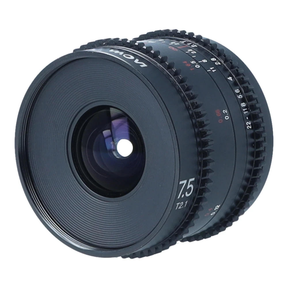 Obiektyw UŻYWANY Venus Optics Laowa 7,5 mm T2,1 do Micro 4/3 Cine s.n. 521