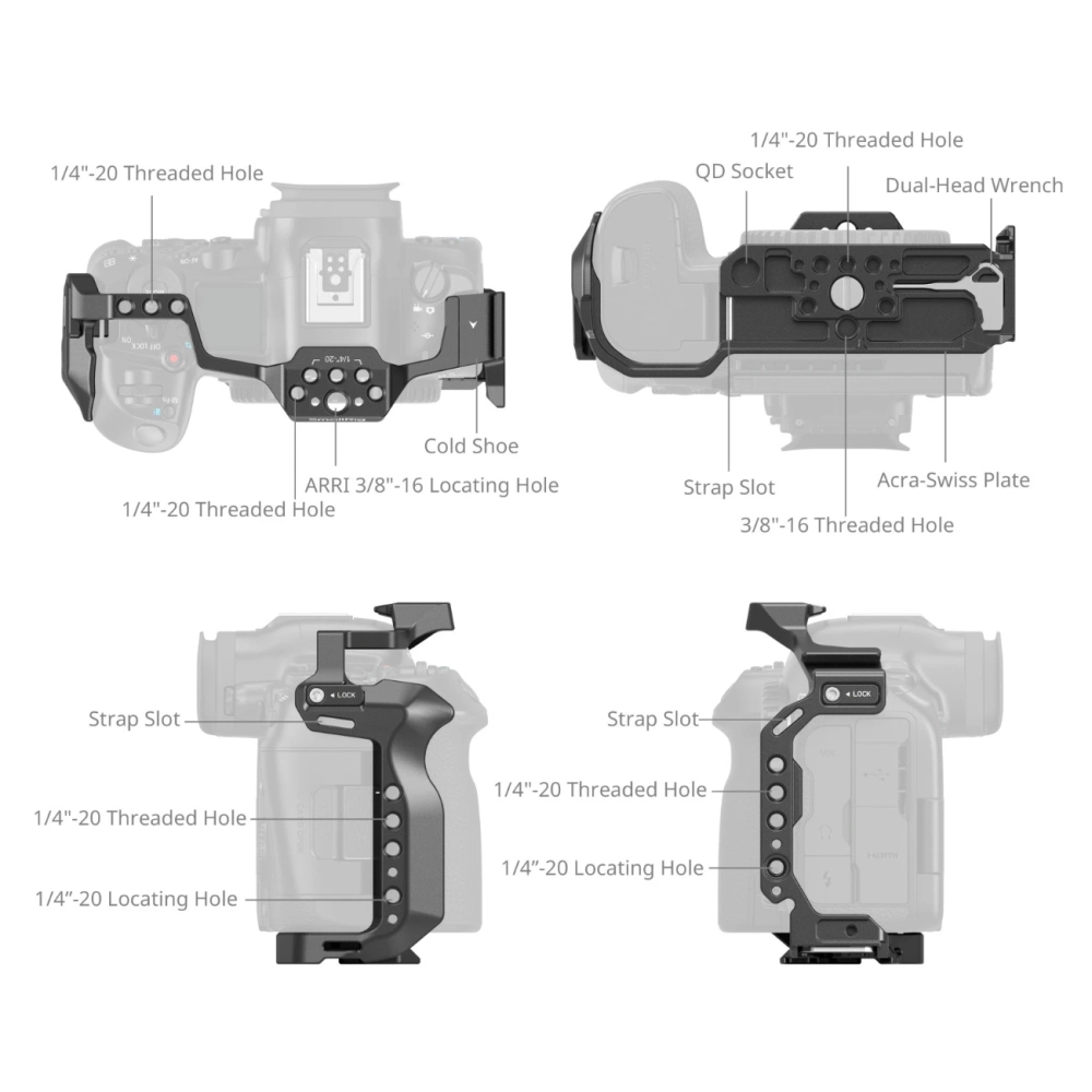 Smallrig Klatka operatorska do Canon EOS R5 Mark II [4978B]