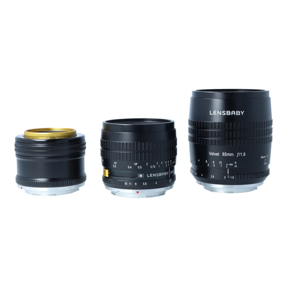 Obiektyw UŻYWANY Lensbaby Velvet 85, Burnside 35 & Twist 60 for Canon EF s.n. 13446-152441-15322