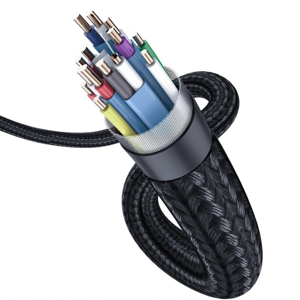 Baseus kabel HDMI 2.0 Enjoyment Series, 4K, 3D, 5m szary (CAKSX-E0G)