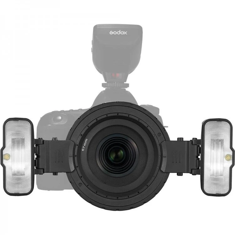 Lampa pierścieniowa Godox MF-12 K2 Two Light Kit makro