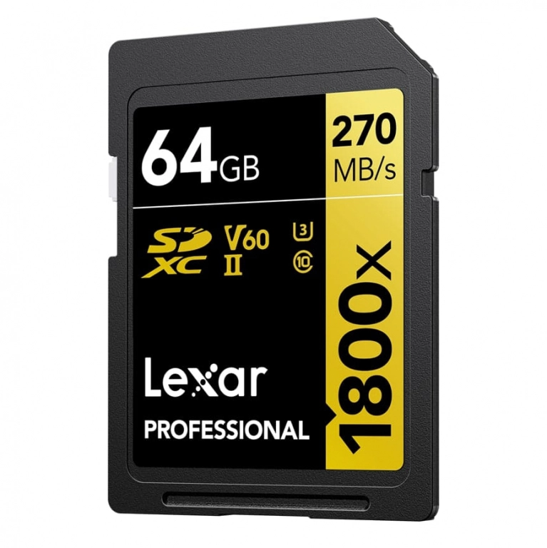 Karta pamięci Lexar Pro 64GB 1800x U3 V60 UHS-II