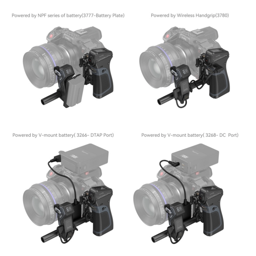 Smallrig Zestaw Magic FIZ Wireless Follow Focus Handgrip Kit [3782]