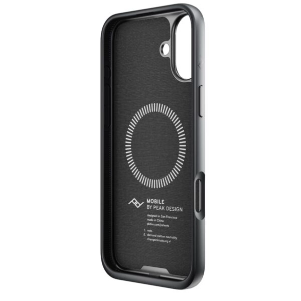 Peak Design Mobile Everyday Fabric Case etui do iPhone 16 Plus grafitowe