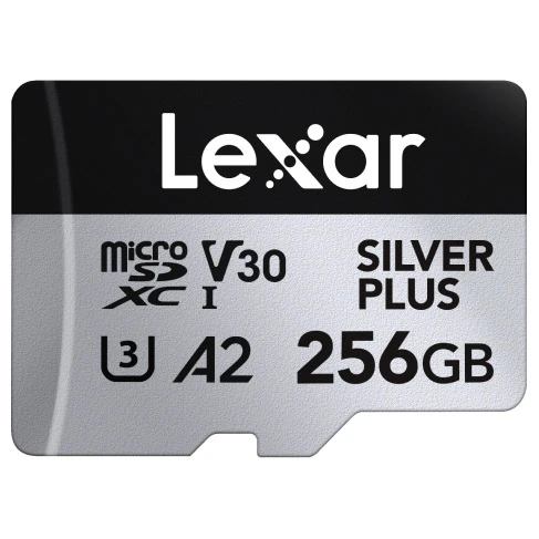 Karta pamięci Lexar microSDXC Professional SILVER Plus UHS-I/U3/A2/4K V30 256GB