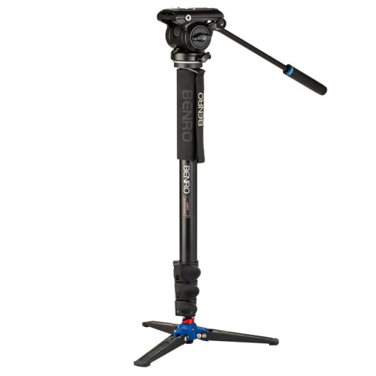 Monopod Benro A48F z klipsami + głowica S4PRO
