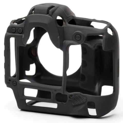 Zbroja EasyCover Osłona gumowa dla Nikon D6 czarna