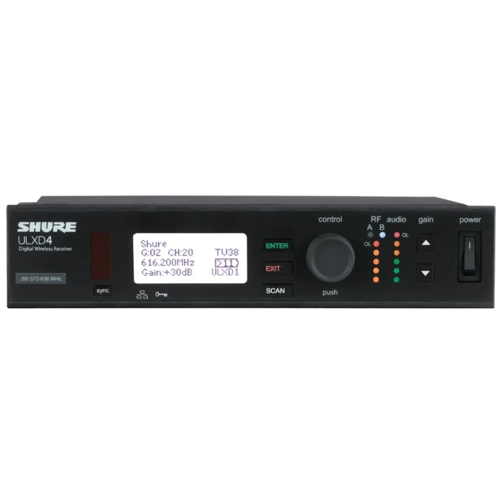 Shure cyfrowy odbiornik ULXD4E G51 470-534 MHz