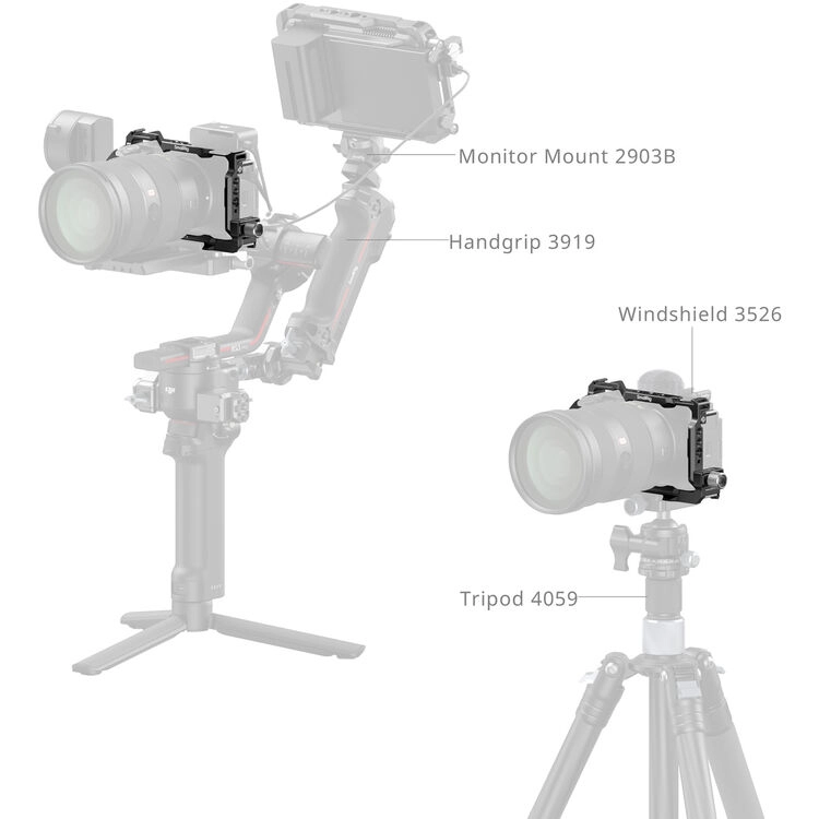 Smallrig Klatka operatorska do Sony ZV-E1 Cage Kit [4257B]