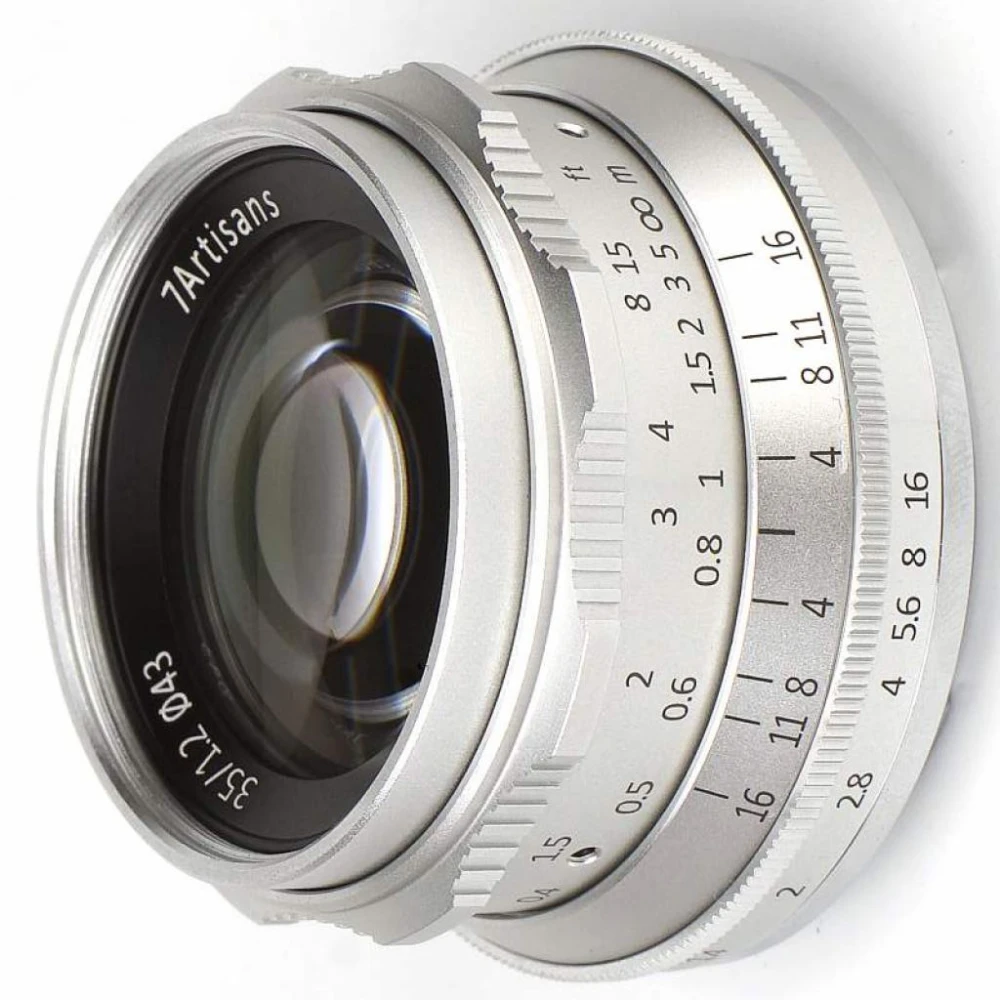 Obiektyw 7ARTISANS  35 mm f/1.2 Sony E Mount srebrny 