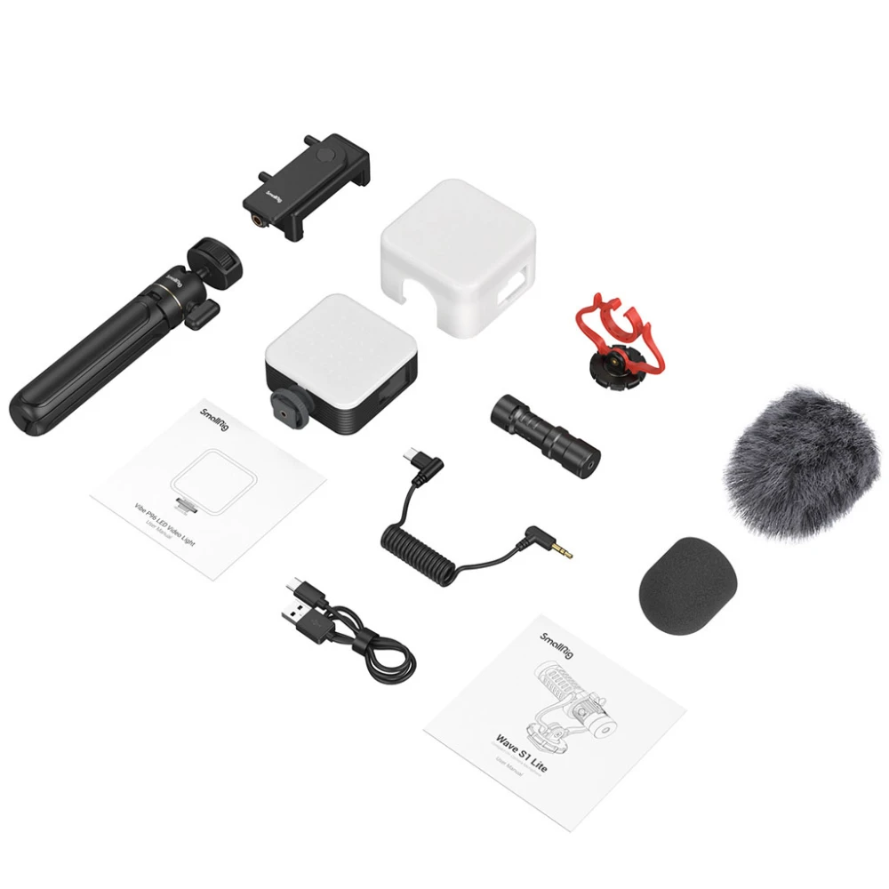 Smallrig Zaawansowany zestaw statywu do vlogowania ze smartfonem VK-50 [4369]