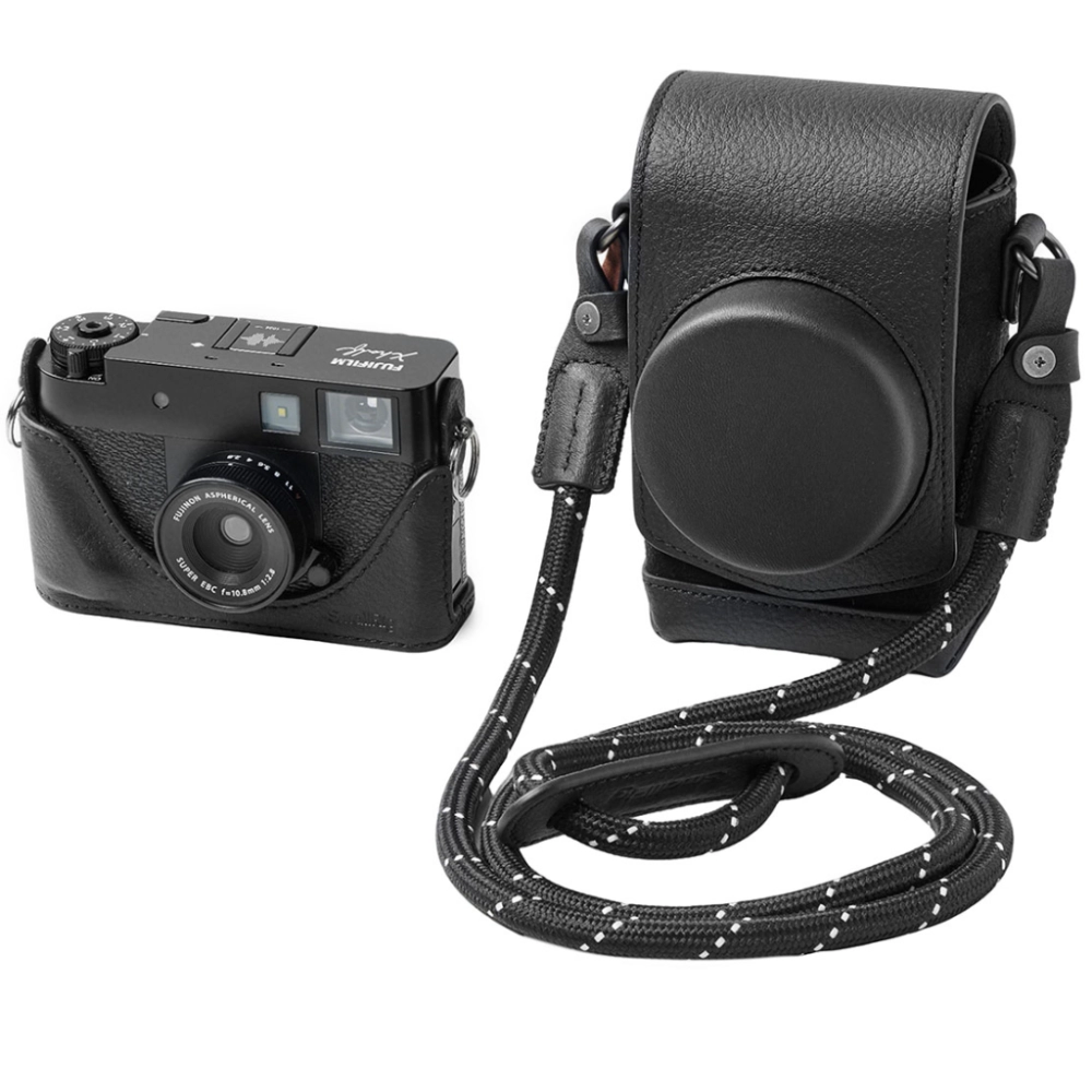 Smallrig Zestaw skórzanego etui do FUJIFILM X half, czarny [5219]