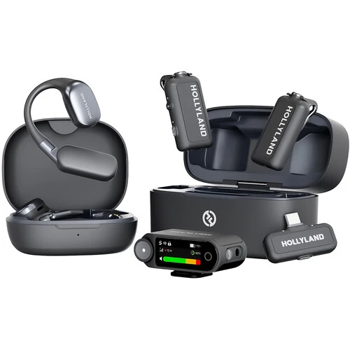 Hollyland LARK MAX 2 Ultimate Combo z monitorem OWS i podwójnym odbiornikiem