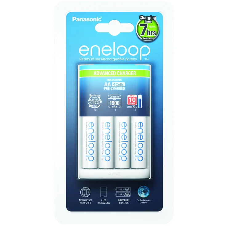 Ładowarka Panasonic Advenced charger BQCC17 + AA 2000 mAh 4 szt