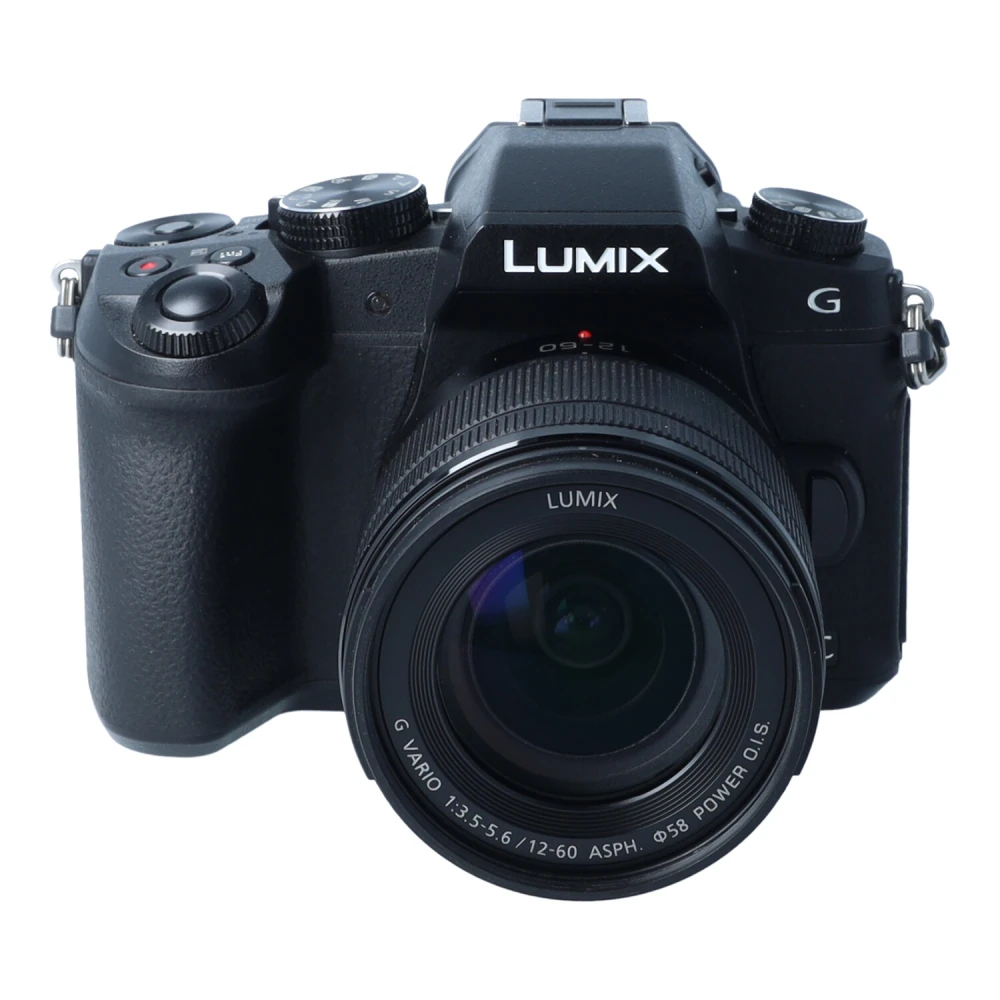 Aparat UŻYWANY Panasonic LUMIX DMC-G80 + ob. 12-60 czarny s.n. WE8AB002030