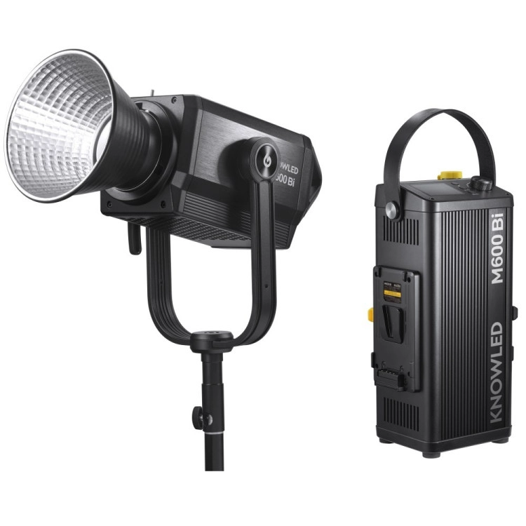 Lampa LED Godox M600Bi Pro Bi-color Knowled Bowens z walizką