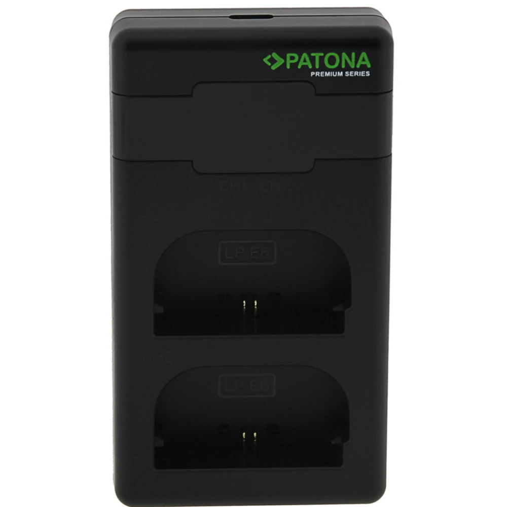 Ładowarka Patona Premium Twin Performance PD do Canon LP-E6 z kablem USB-C