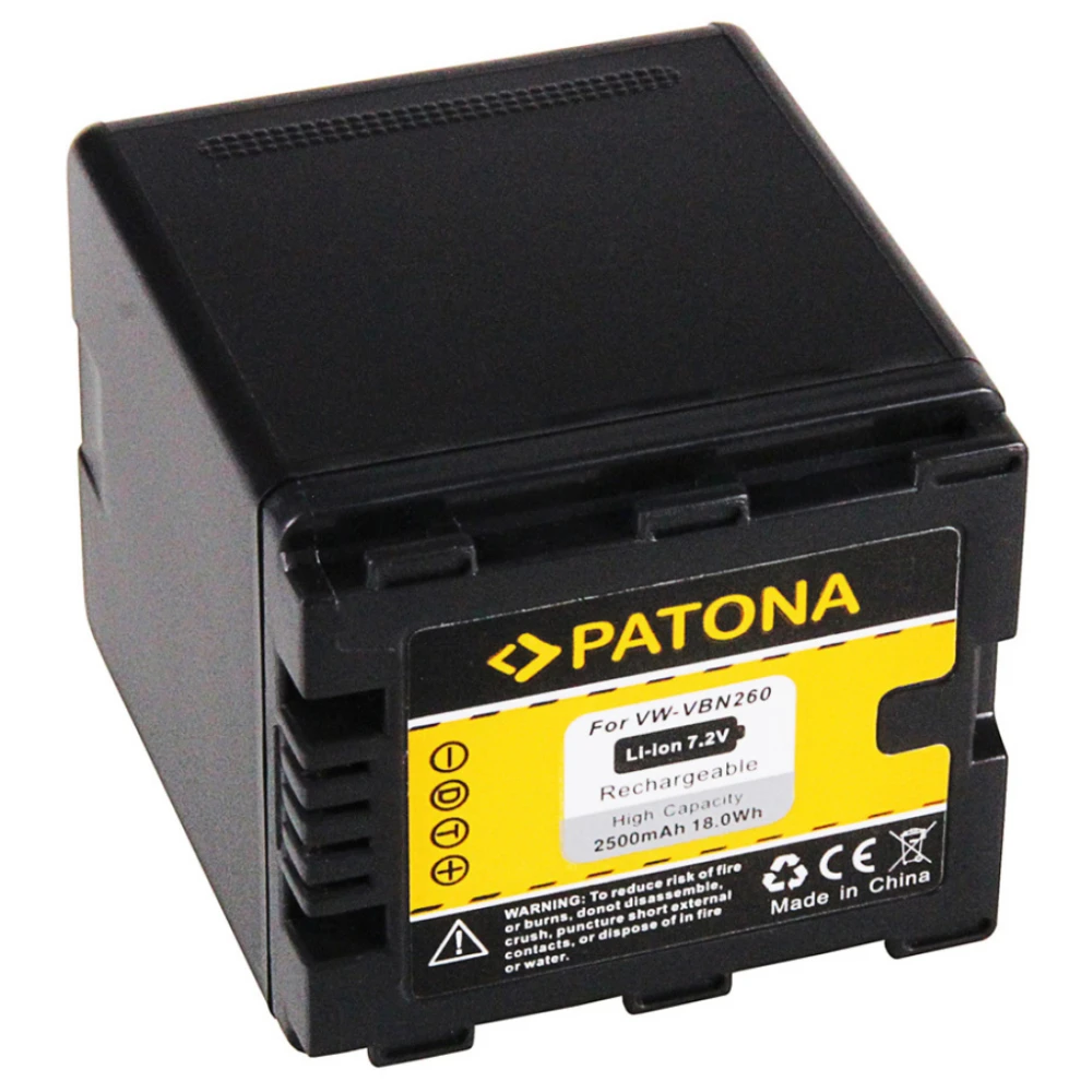 Akumulator Patona do Panasonic HDC-SD800 SD900 SD909 TM900 HS900 VW-VBN260