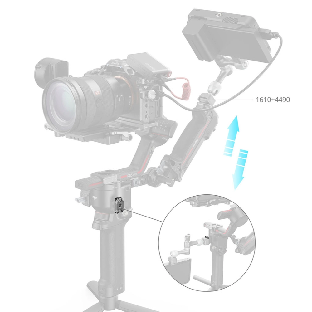 Smallrig Mini szyna NATO z szybkozłączką HawkLock H21 do stabilizatorów DJI [4640]