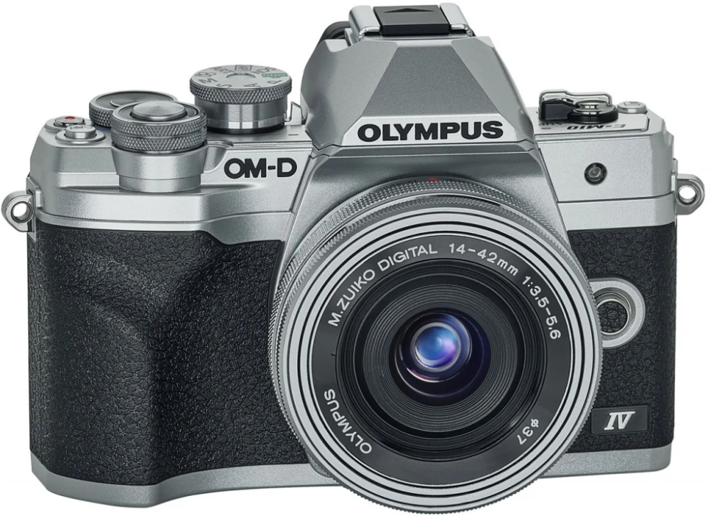 Aparat cyfrowy OM System OM-D E-M10 Mark IV + ob. 14-42 EZ srebrny 