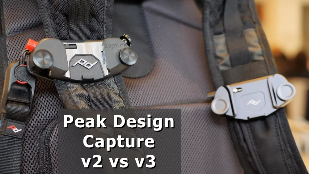 Peak Design Uchwyt Capture v3 z płytką standard - czarny