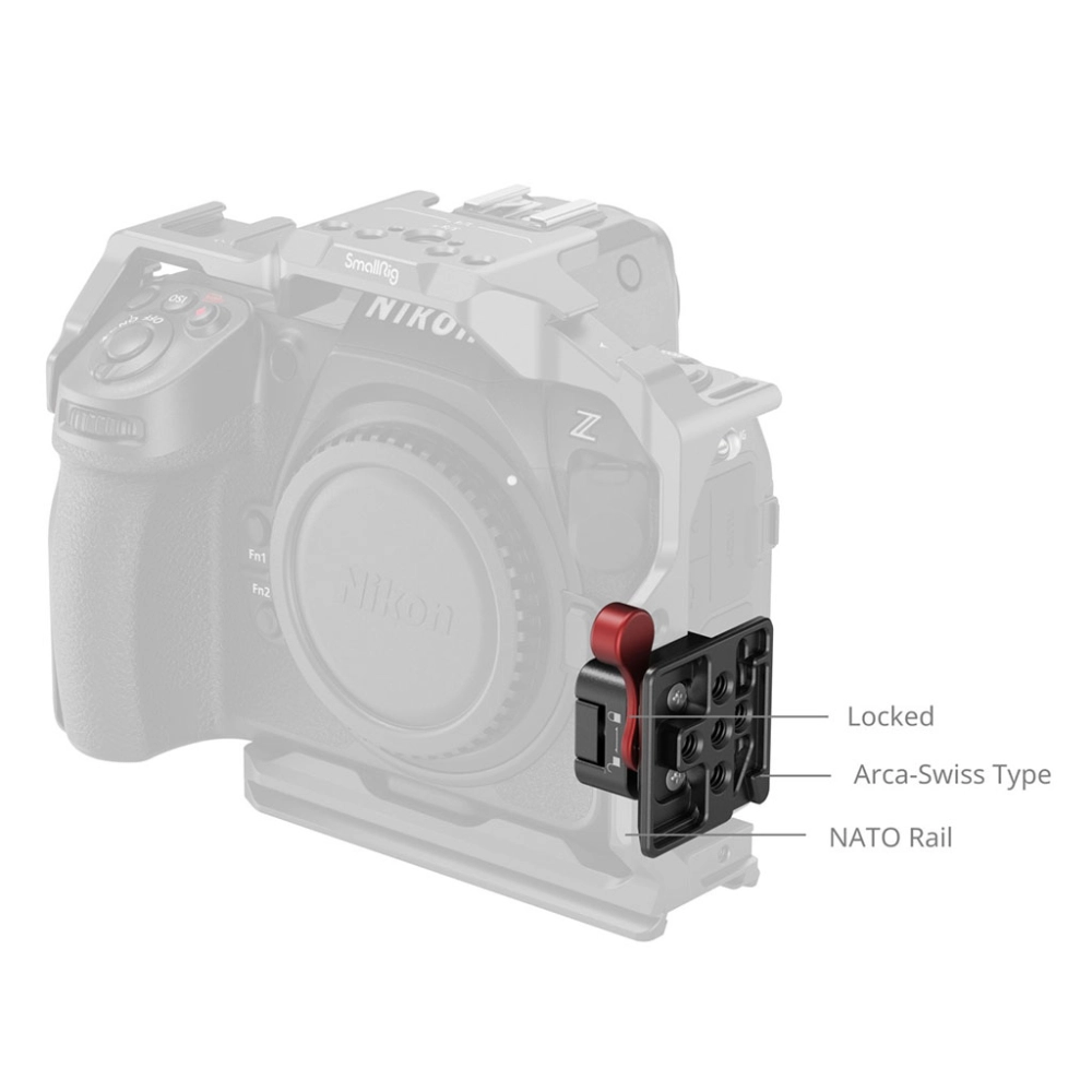 Smallrig Zacisk NATO do płytki szybkozłączki Arca-Swiss [MD4857]