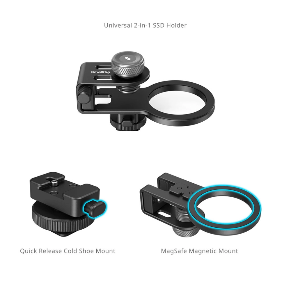 Smallrig Uniwersalny zacisk 2-w-1 do dysków SSD [4779]