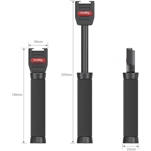 Smallrig Uchwyt Mic Handle do mikrofonów Wireless GO [3182]