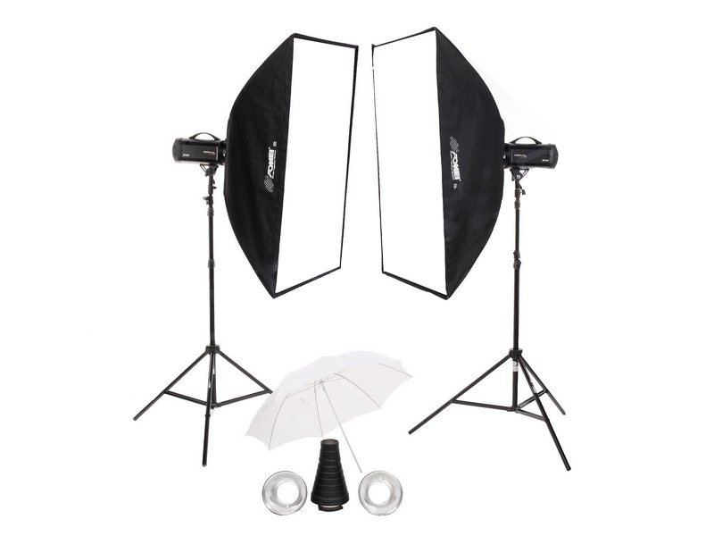 Zestaw lamp studyjnych Fomei Digital Pro X/300/300 - zestaw lamp
