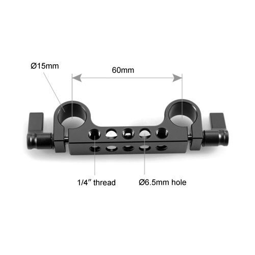 Smallrig Mocowanie akcesoriów na wałkach 15 mm [942]