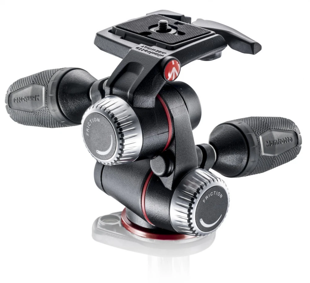 Głowica Manfrotto MHXPRO-3W trzykierunkowa ze składanymi rączkami, płytka 200PL/RC2