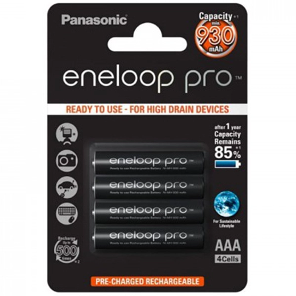 Akumulatory Panasonic Pro AAA 930 mAh 4 szt.