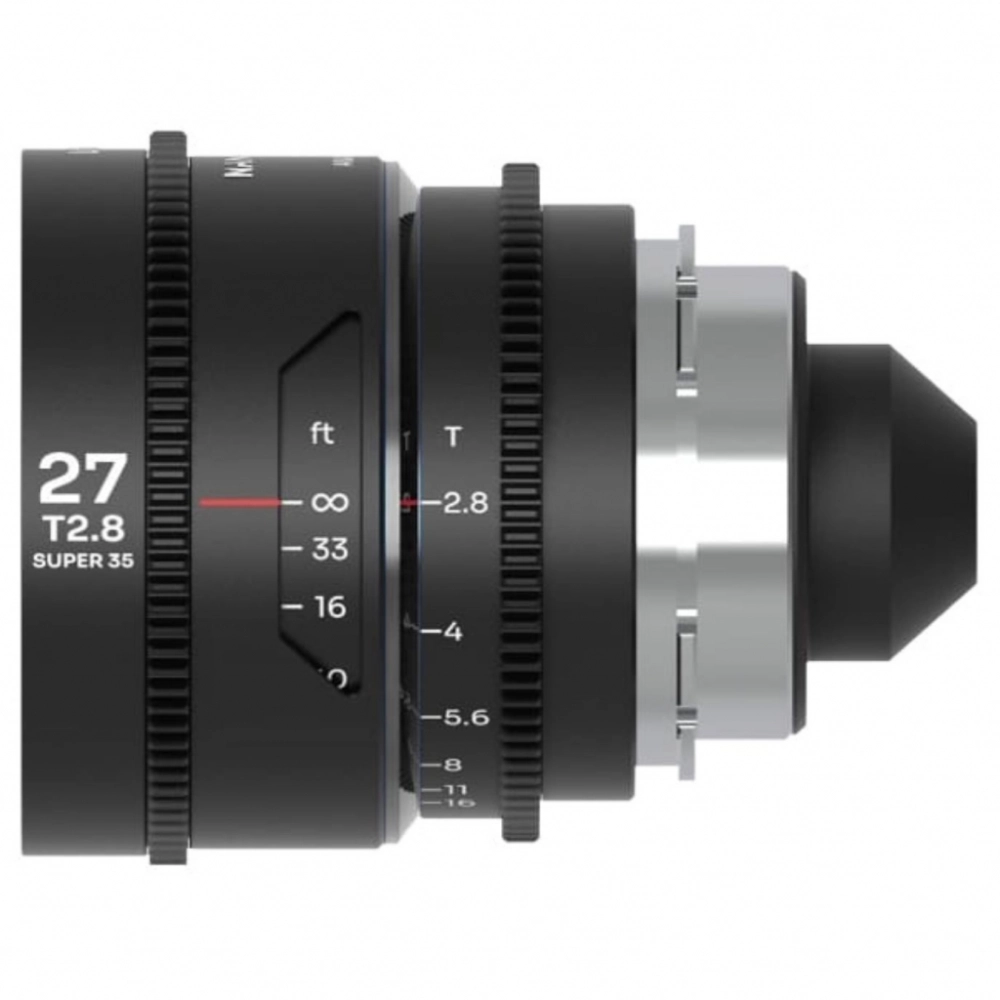 Obiektyw Venus Optics Laowa Nanomorph 27 mm T2.8 1.5X S35 Silver  Arri PL/Canon EF