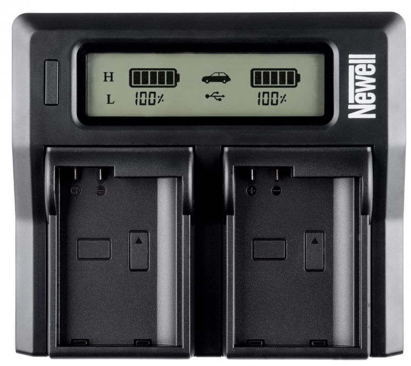 Ładowarka Newell Ładowarka dwukanałowa  DC-LCD do akumulatorów NP-T125