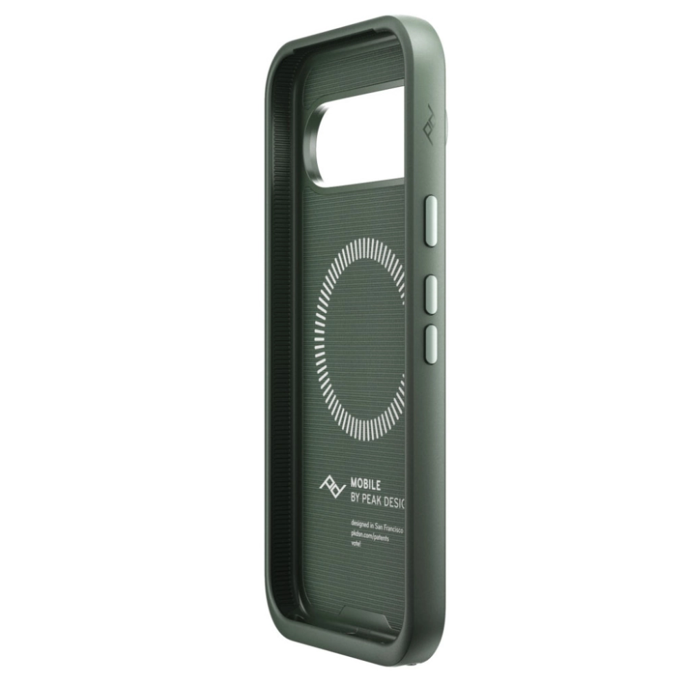 Peak Design Mobile Everyday Fabric Case Pixel 10 Standard and Pro Sage szarozielony