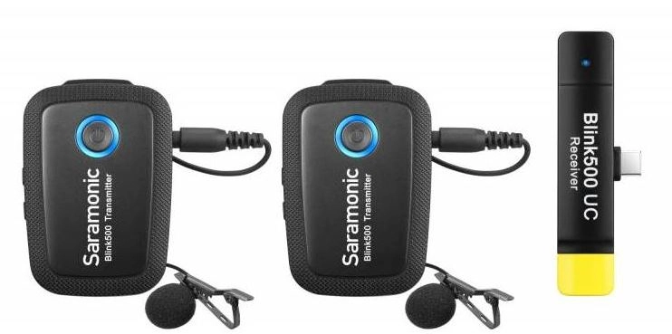 Saramonic Blink500 B6 (RXUC + TX + TX) USB-C bezprzewodowy system audio