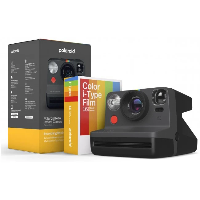 Aparat Polaroid Now Gen 2 czarny E-BOX