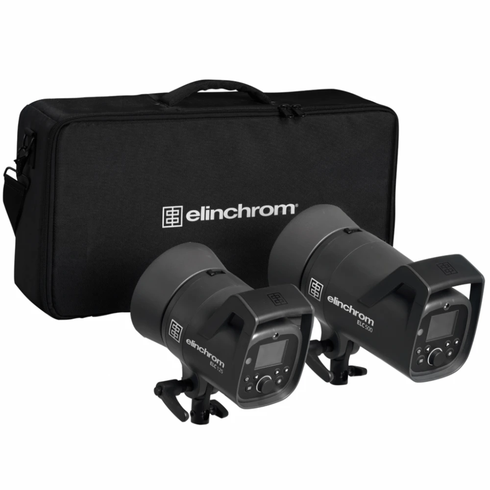 Zestaw lamp studyjnych Elinchrom ELC 125/500 TTL HSS - zestaw
