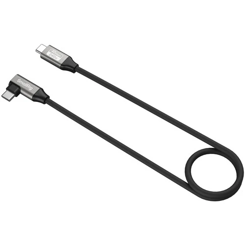 Smallrig Kabel danych USB-C (prosty do kątowego, 60 cm (40Gbps + 240W + 8K)) [5076]