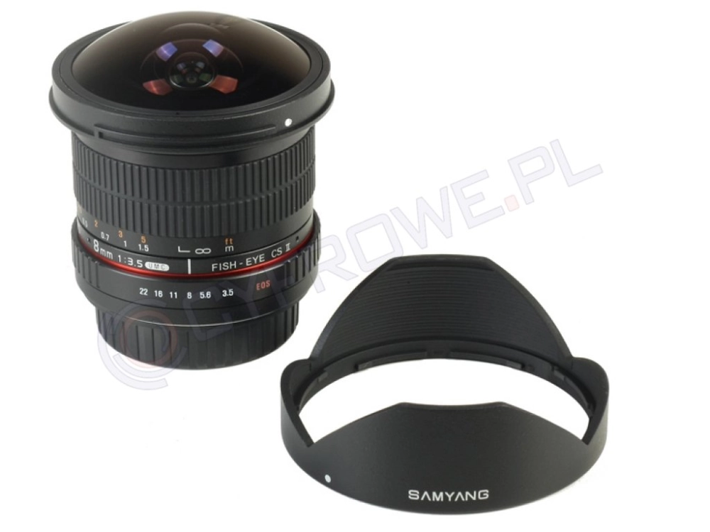 Obiektyw Samyang 8 mm f/3.5 UMC Fish-eye CSII Canon