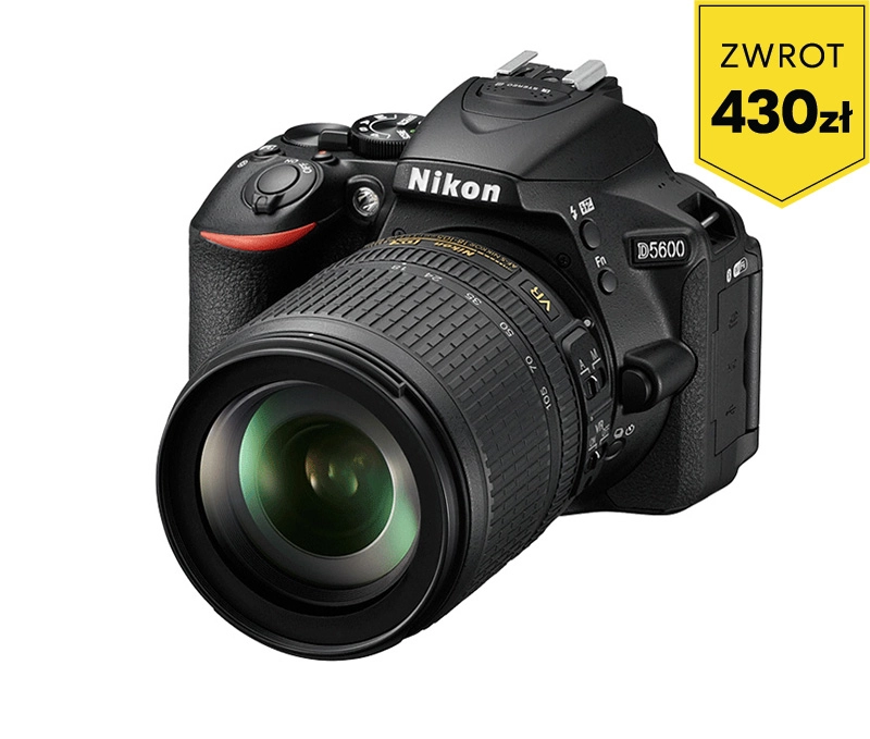 Lustrzanka Nikon D5600 + 18-105 AF-S VR